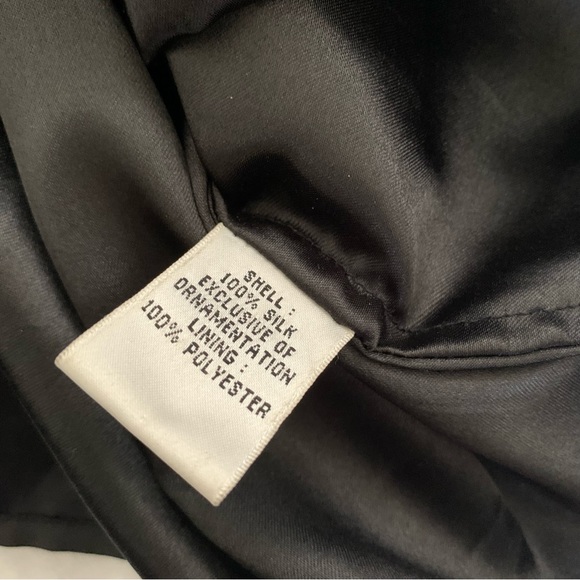 SOLD Stunning Vintage Y2K Asymmetrical Beaded Dress Cache Sz 6 - Picture 15 of 16